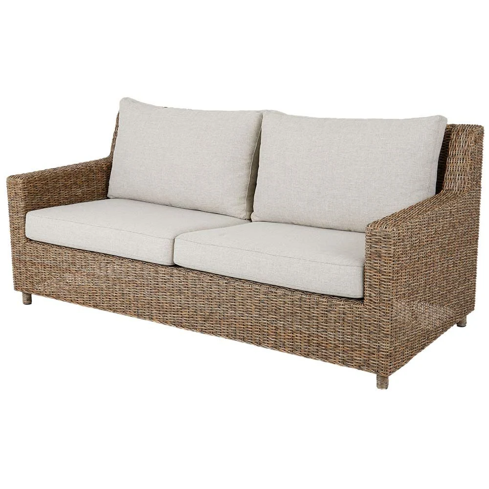 Brafab Sandkorn soffa, naturfärgad konstrotting